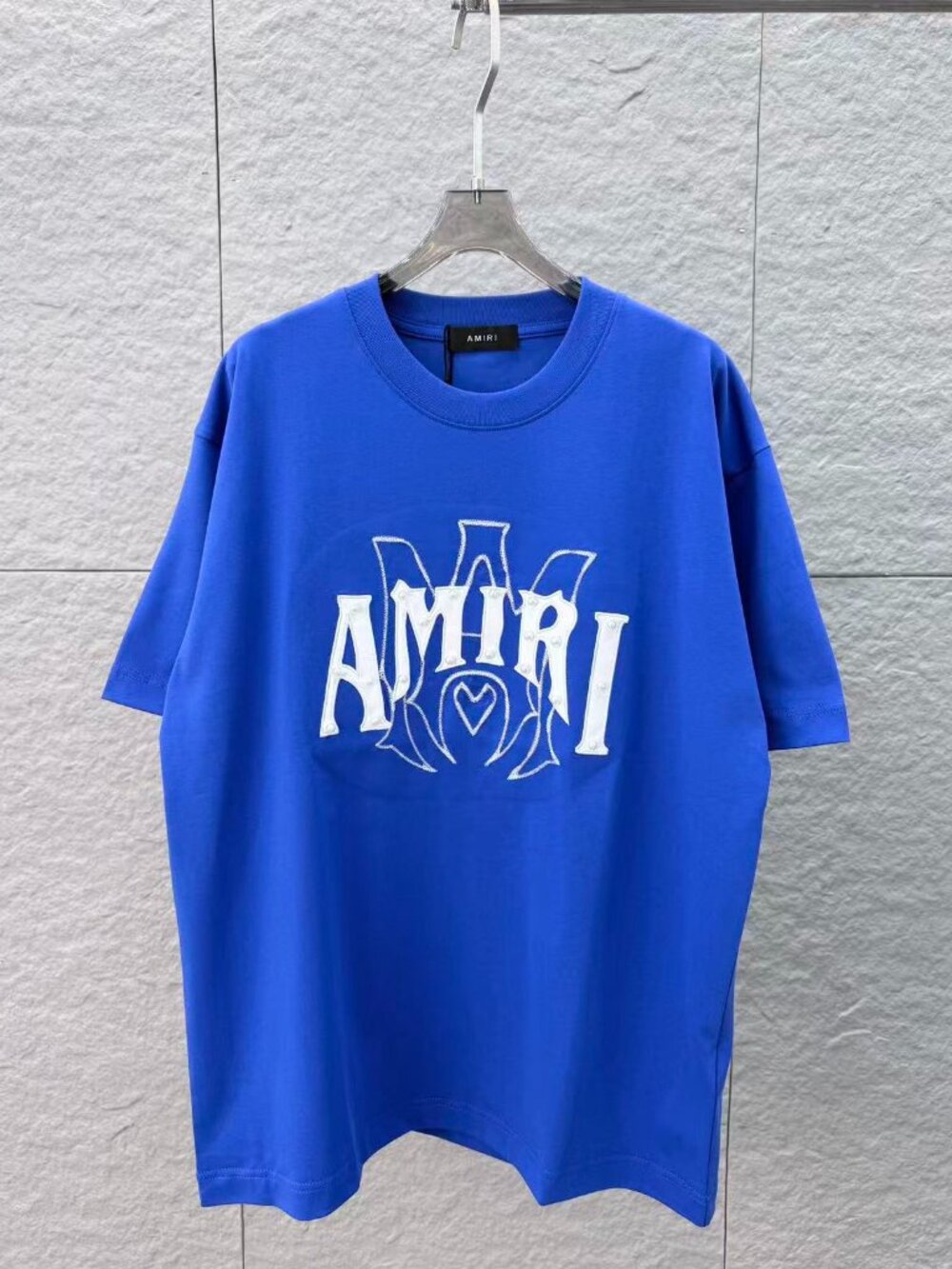 Amiri Men's Classic Summer Short-Sleeve Blue